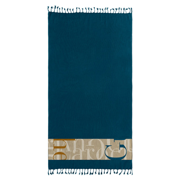 Πετσέτα Θαλάσσης - Παρεό (90x170) Guy Laroche Pestemal 25 Marine