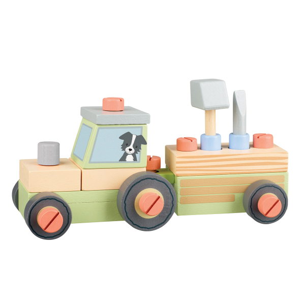 Ξύλινο Παιχνίδι Orange Tree Toys Tractor  60-12801