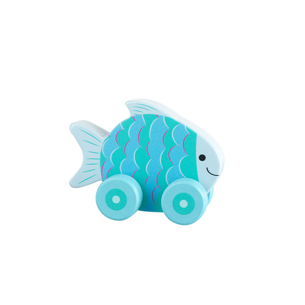 Ξύλινο Παιχνίδι Τρεχαλίτσα Orange Tree Toys Fish 60-07057