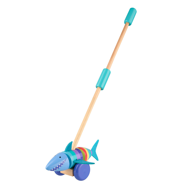 Ξύλινο Παιχνίδι Τρεχαλίτσα Orange Tree Toys Shark 60-02998