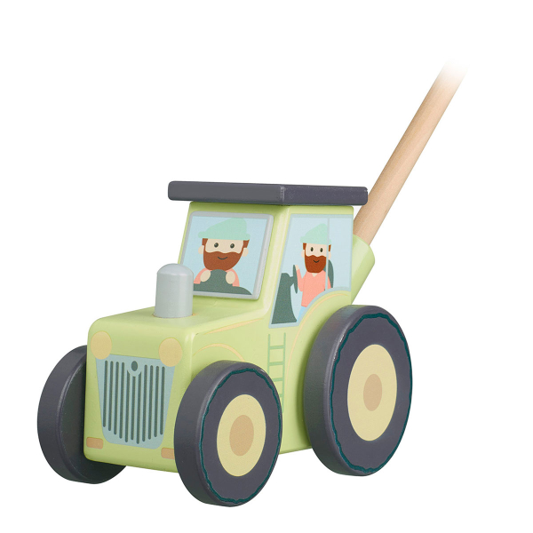 Ξύλινο Παιχνίδι Τρεχαλίτσα Orange Tree Toys Tractor 60-02863
