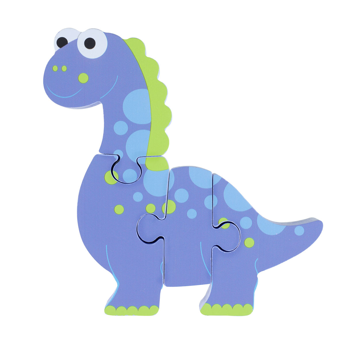 Orange Tree Toys Ξύλινο Παζλ Με 4 Κομμάτια Orange Tree Toys Diplodocus 60-06760