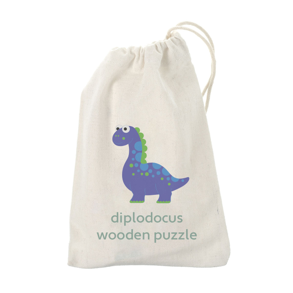 Ξύλινο Παζλ Με 4 Κομμάτια Orange Tree Toys Diplodocus 60-06760