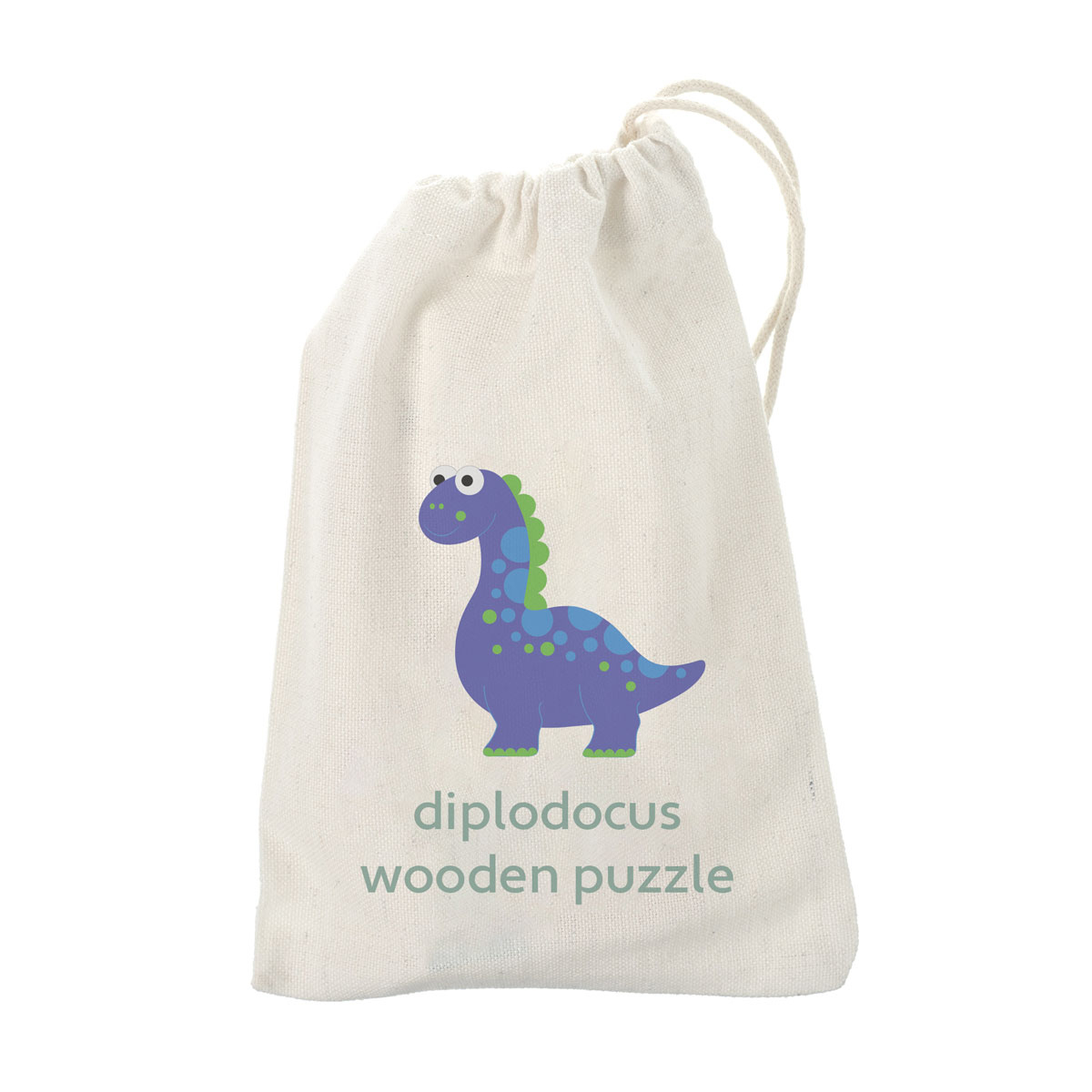 Ξύλινο Παζλ Με 4 Κομμάτια Orange Tree Toys Diplodocus 60-06760 φωτογραφία