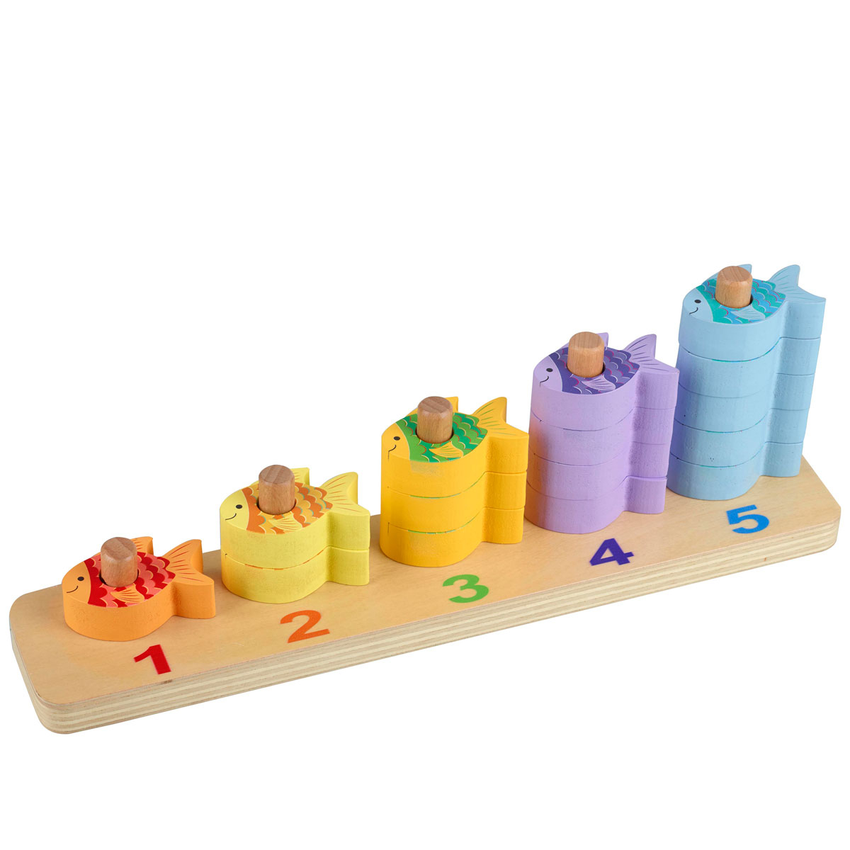 Ξύλινο Παιχνίδι Στοίβαξης (Σετ 15τμχ) Orange Tree Toys Sea Life 60-12974 φωτογραφία