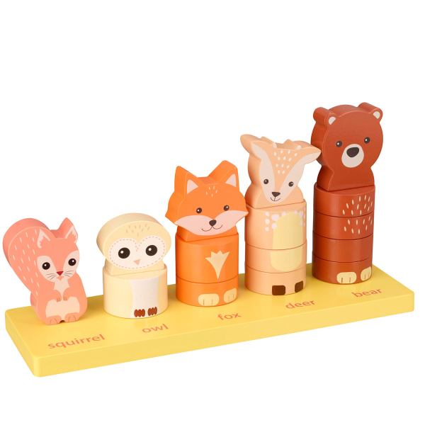 Ξύλινο Κύβοι Στοίβαξης (Σετ 15τμχ) Orange Tree Toys Woodland  60-12081
