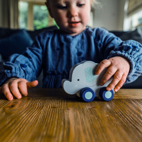 Ξύλινο Παιχνίδι Τρεχαλίτσα Orange Tree Toys Elephant 60-07931