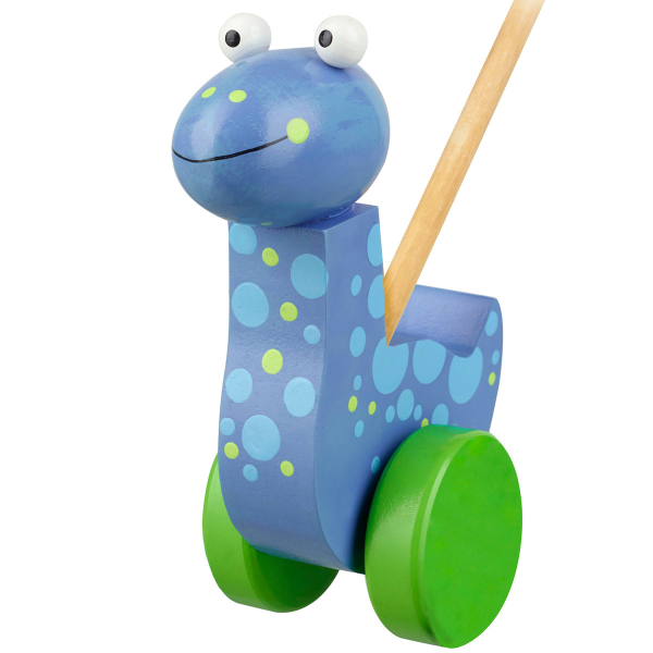 Ξύλινο Παιχνίδι Τρεχαλίτσα Orange Tree Toys Diplodocus 60-02441