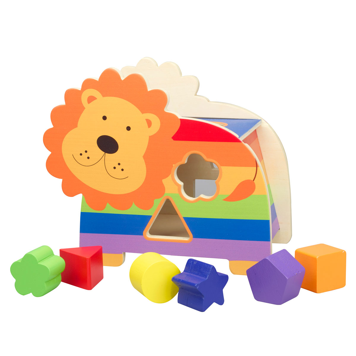 Ξύλινο Παιχνίδι Αντιστοίχισης Orange Tree Toys Lion 60-13257 Home Παιχνίδια Ξύλινα Spitishop