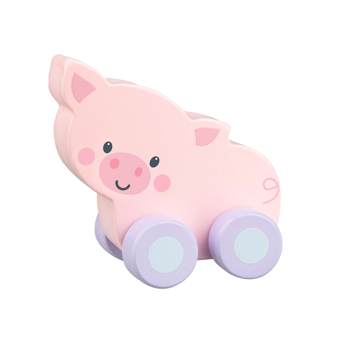 Orange Tree Toys Ξύλινο Παιχνίδι Τρεχαλίτσα Orange Tree Toys Pig 60-07610
