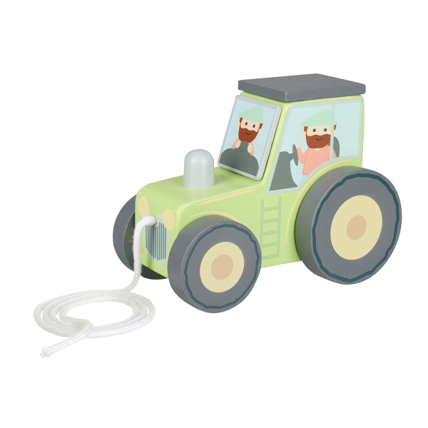 Ξύλινο Παιχνίδι Τρεχαλίτσα Orange Tree Toys Tractor Farmyard  60-09870