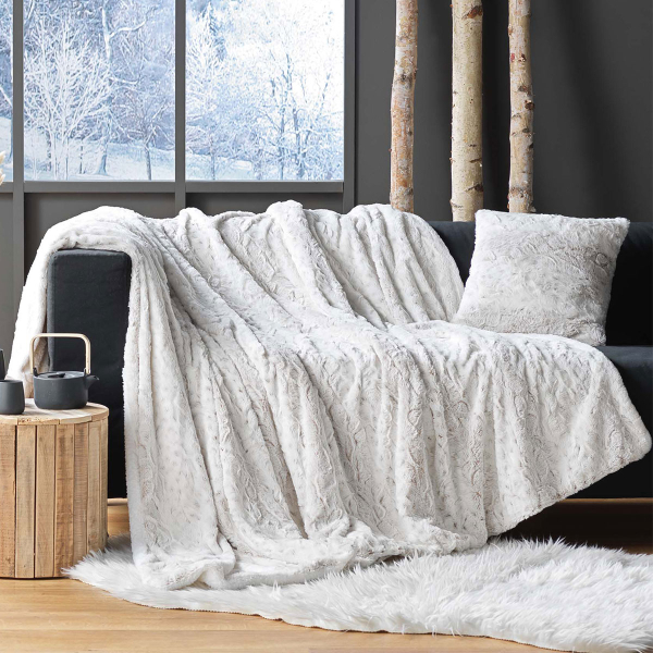 Γούνινη Κουβέρτα Καναπέ (125x150) L-C Alaska 1611590