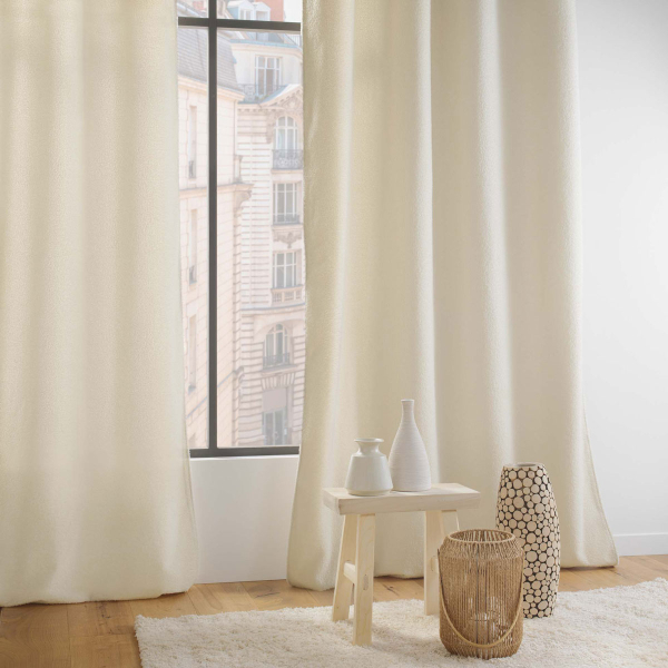 Κουρτίνα (140x240) Με Τρουκς L-C Wooly Naturel 1612083