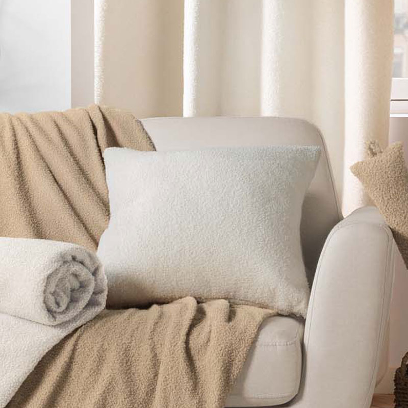Διακοσμητικό Μαξιλάρι Fleece (45x45) L-C Wooly Naturel 1612087