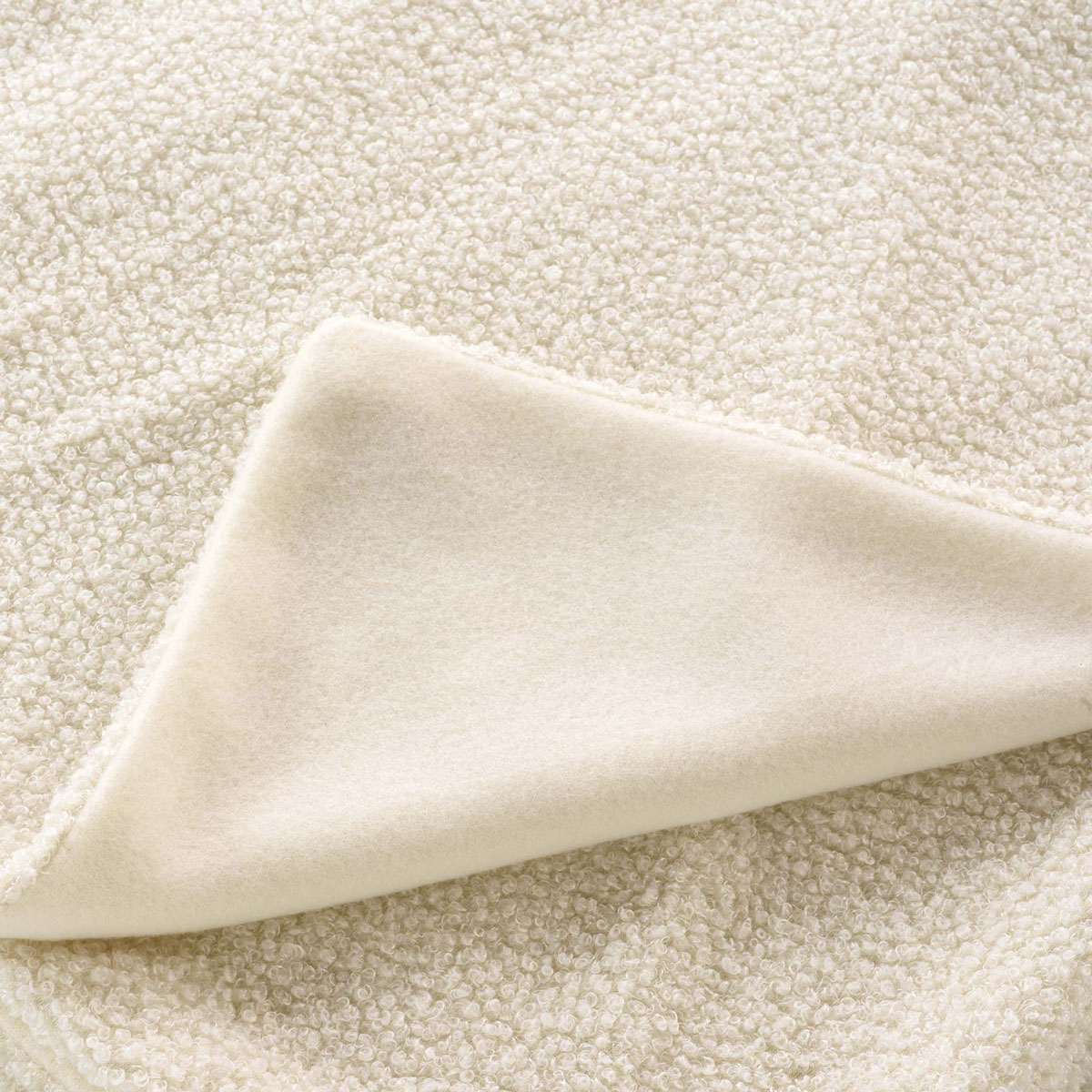 Κουβέρτα Καναπέ Μπουκλέ (125X150) L-C Wooly Naturel 1612091 Home Λευκά Είδη Σαλονιού Κουβέρτες Spitishop