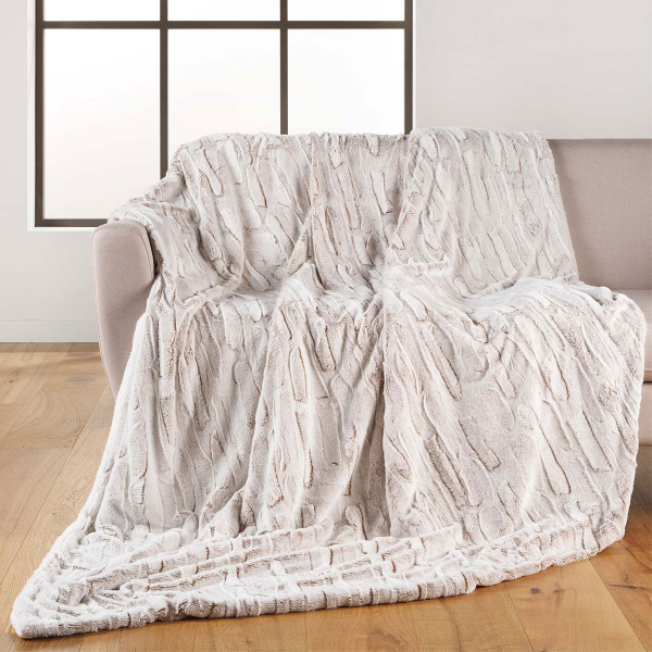 Γούνινο Διακοσμητικό Ριχτάρι Καναπέ Διθέσιου (180x220) L-C Lynx 1612117