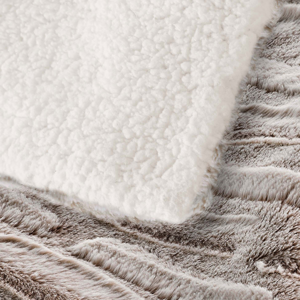 Γούνινο Διακοσμητικό Ριχτάρι Καναπέ Διθέσιου (180x220) L-C Lynx 1612117