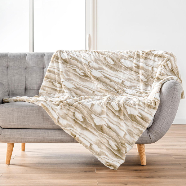 Γούνινη Κουβέρτα Καναπέ (125x150) L-C Cheyenne 1612403