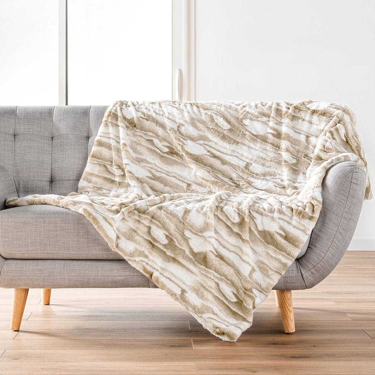 Spitishop Γούνινη Κουβέρτα Καναπέ (125x150) L-C Cheyenne 1612403