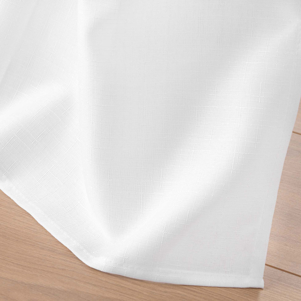 Κουρτίνα (140x260) Με Τρουκς L-C Soline White 1612676