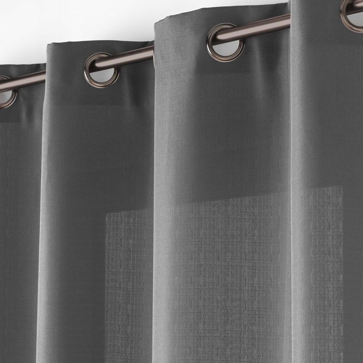 Κουρτίνα (140X260) με Τρουκς L-C Soline Concrete Grey 1612678 Home Κουρτίνες Σαλονιού Spitishop