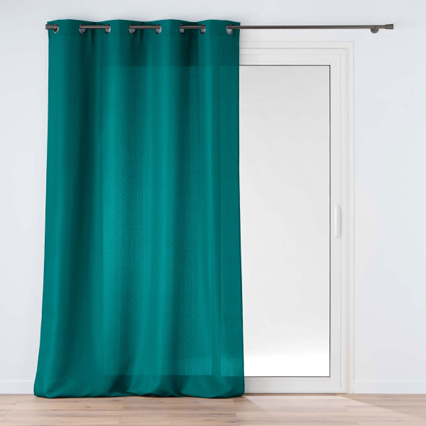 Κουρτίνα (140x260) Με Τρουκς L-C Soline Blue Peacock 1612681