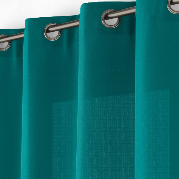 Κουρτίνα (140x260) Με Τρουκς L-C Soline Blue Peacock 1612681