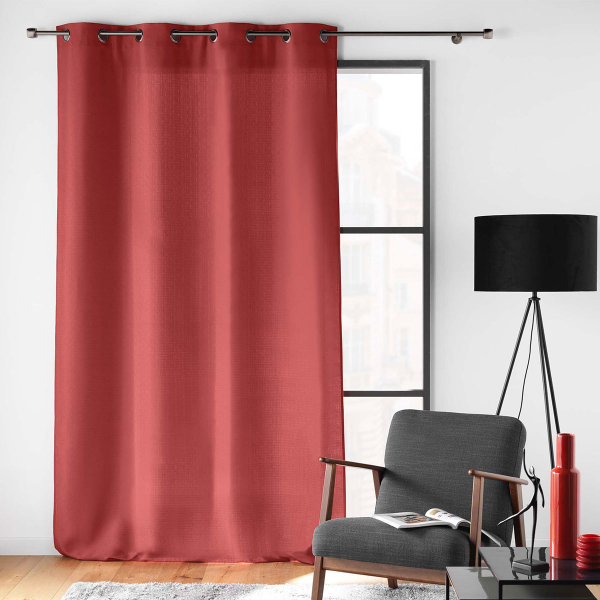 Κουρτίνα (140x260) Με Τρουκς L-C Soline Grenade 1612685