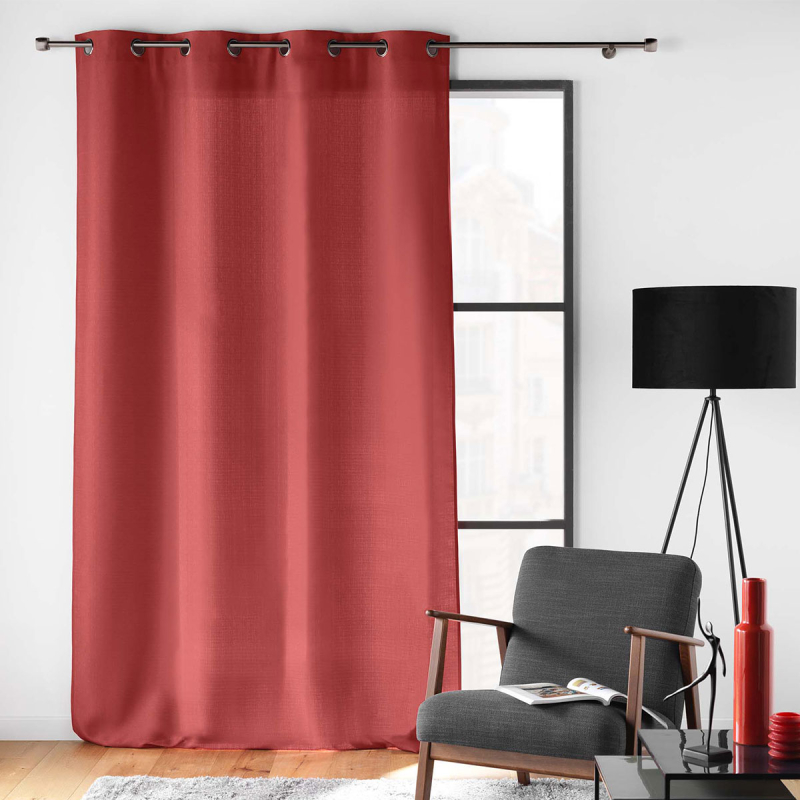 Κουρτίνα (140x260) Με Τρουκς L-C Soline Grenade 1612685