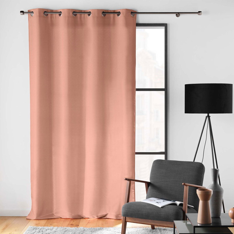 Κουρτίνα (140x260) Με Τρουκς L-C Soline Blush 1612687