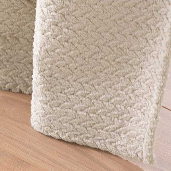 Κουρτίνα (140x240) Με Τρουκς L-C Flanela Beige 1612754