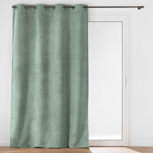 Κουρτίνα (140x240) Με Τρουκς L-C Flanela Kaki 1612755