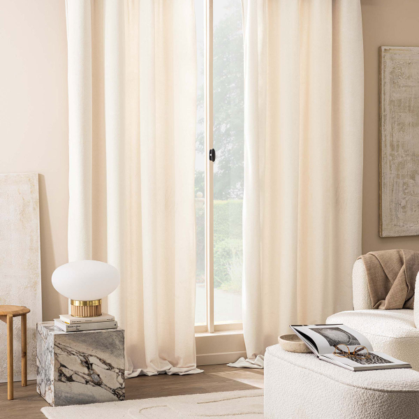 Κουρτίνα (140x260) Με Τρουκς L-C Winona Naturel 1612765