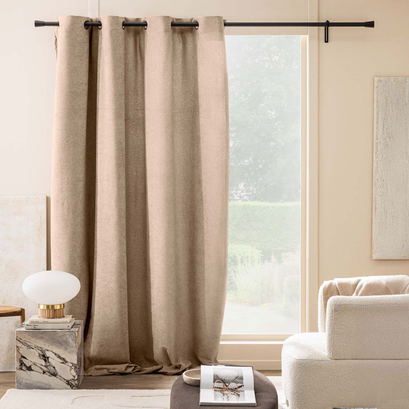 Κουρτίνα (140x260) Με Τρουκς L-C Winona Sable 1612766