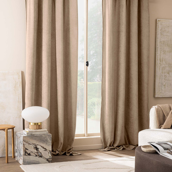 Κουρτίνα (140x260) Με Τρουκς L-C Winona Sable 1612766