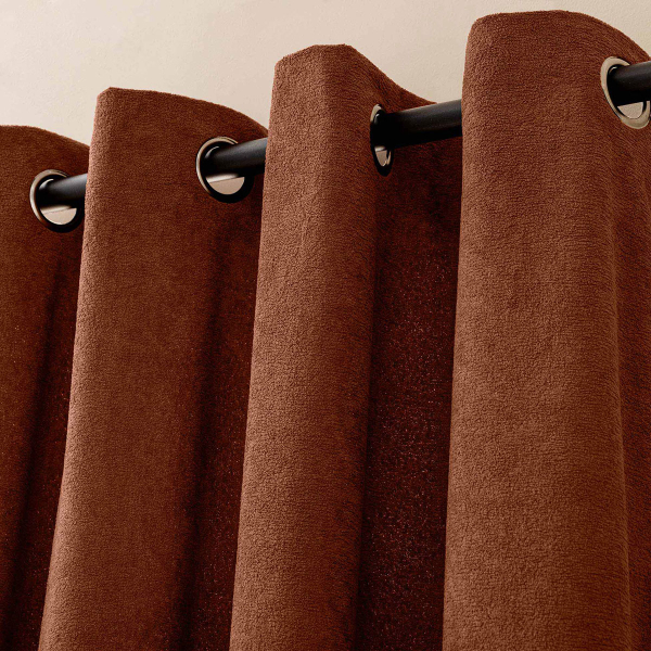 Κουρτίνα (140x260) Με Τρουκς L-C Winona Terracotta 1612767