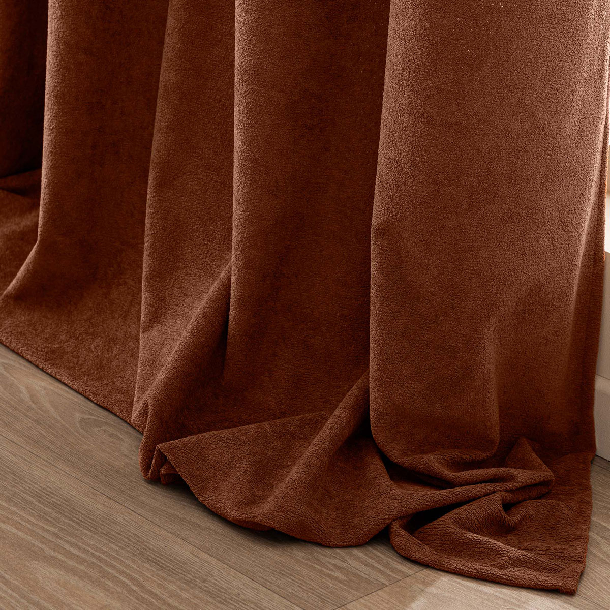 Κουρτίνα (140X260) με Τρουκς L-C Winona Terracotta 1612767 Home Κουρτίνες Σαλονιού Spitishop