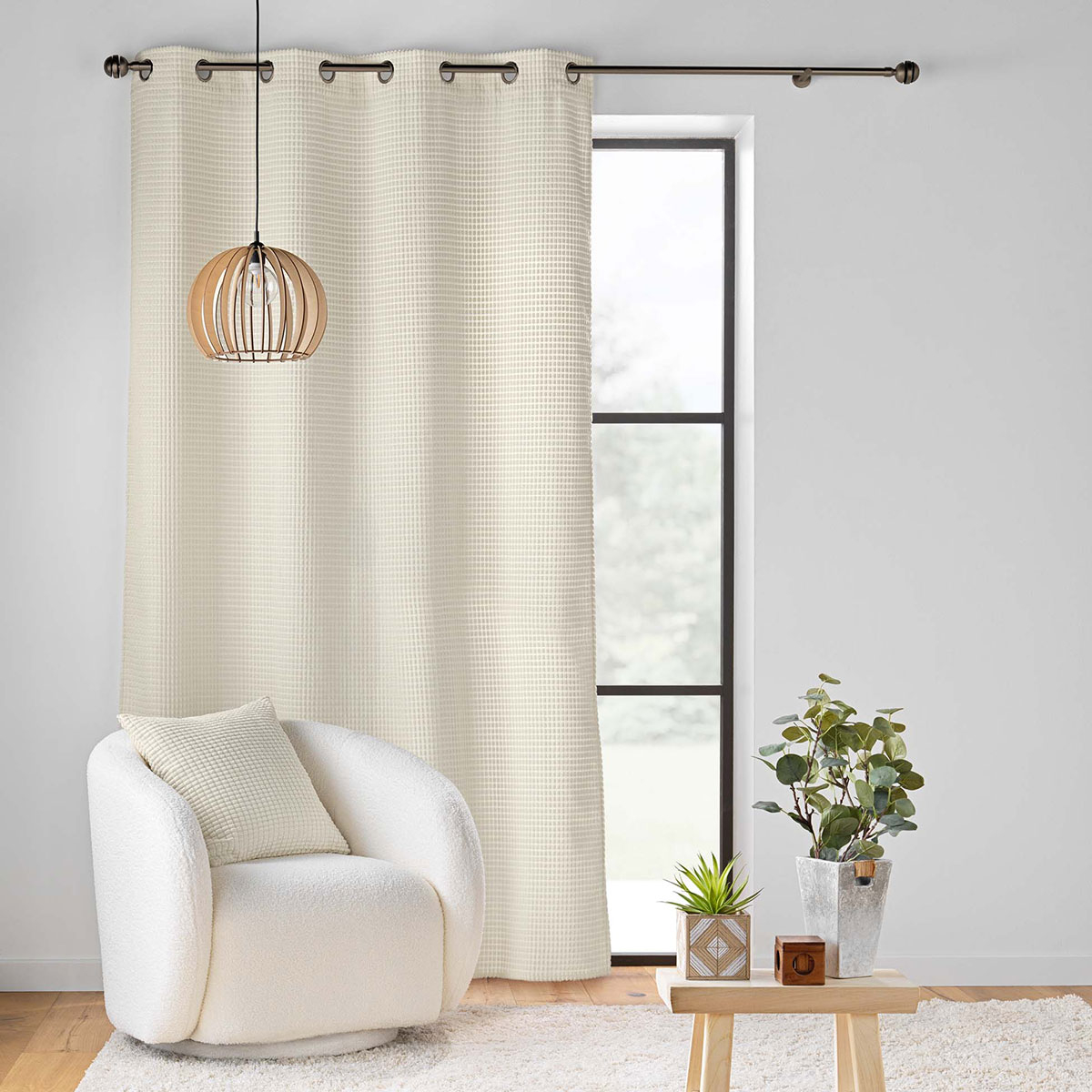 Διακοσμητικό Μαξιλάρι Βελουτέ (45X45) L-C Swing Naturel 1612771 Home Λευκά Είδη Σαλονιού Μαξιλάρια Διακοσμητικά Spitishop