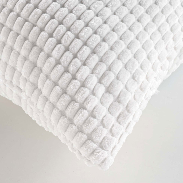 Διακοσμητικό Μαξιλάρι Βελουτέ (45x45) L-C Swing Blanc 1612772