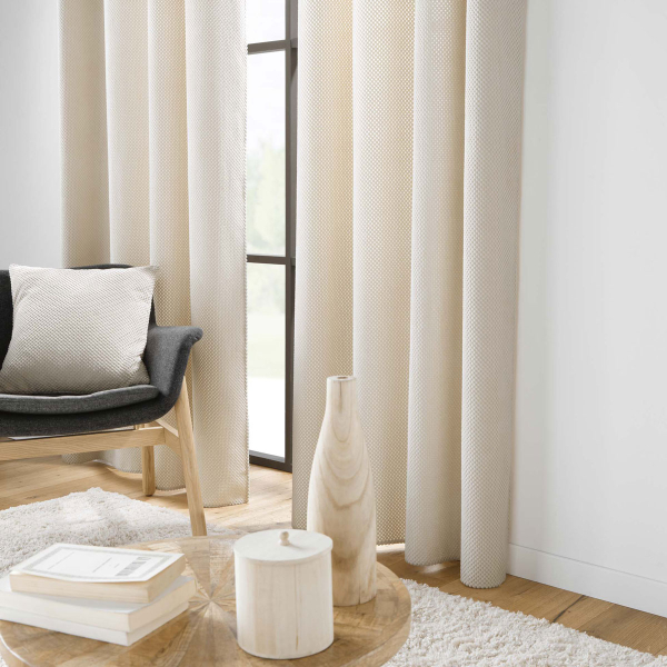 Κουρτίνα Βελουτέ (140x260) Με Τρουκς L-C Java Naturel 1612773