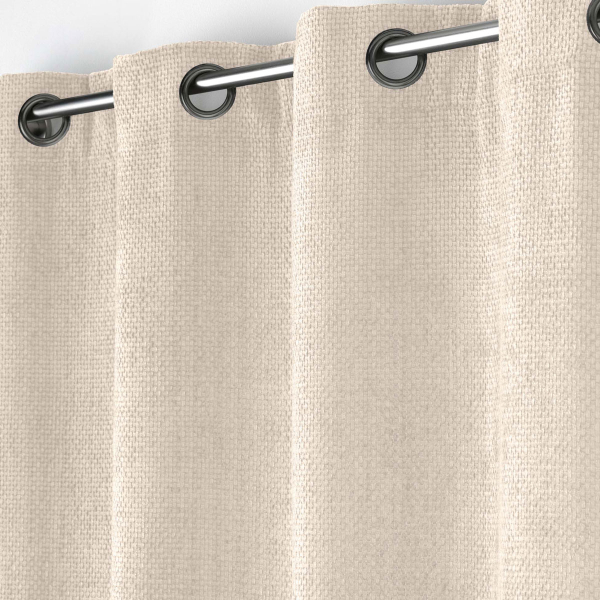 Κουρτίνα Βελουτέ (140x260) Με Τρουκς L-C Leo Naturel 1612782