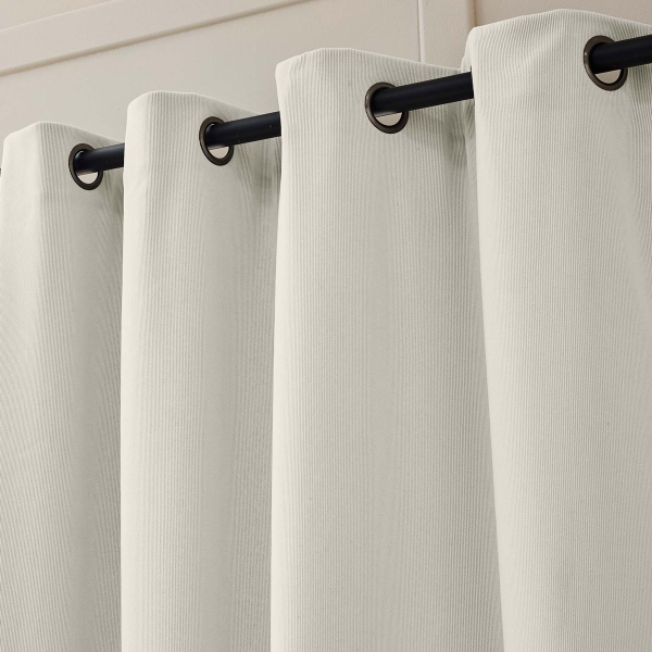 Θερμομονωτική Κουρτίνα Βελουτέ (140x260) Με Τρουκς L-C Madison Naturel 1612798