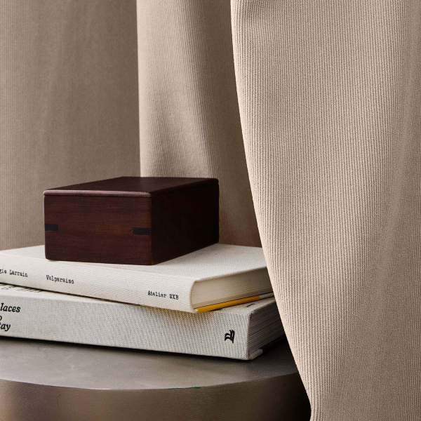 Θερμομονωτική Κουρτίνα Βελουτέ (140x260) Με Τρουκς L-C Madison Noisette 1612801