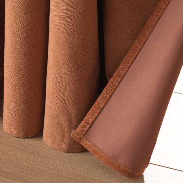 Κουρτίνα Συσκότισης Βελουτέ (140x260) Με Τρουκς L-C Olympe Camel 1612847