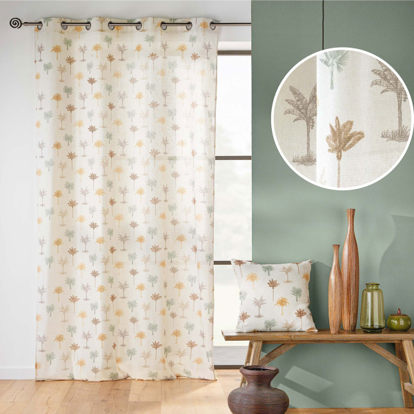 Κουρτίνα (140x240) Με Τρουκς L-C Palmelia 1612869
