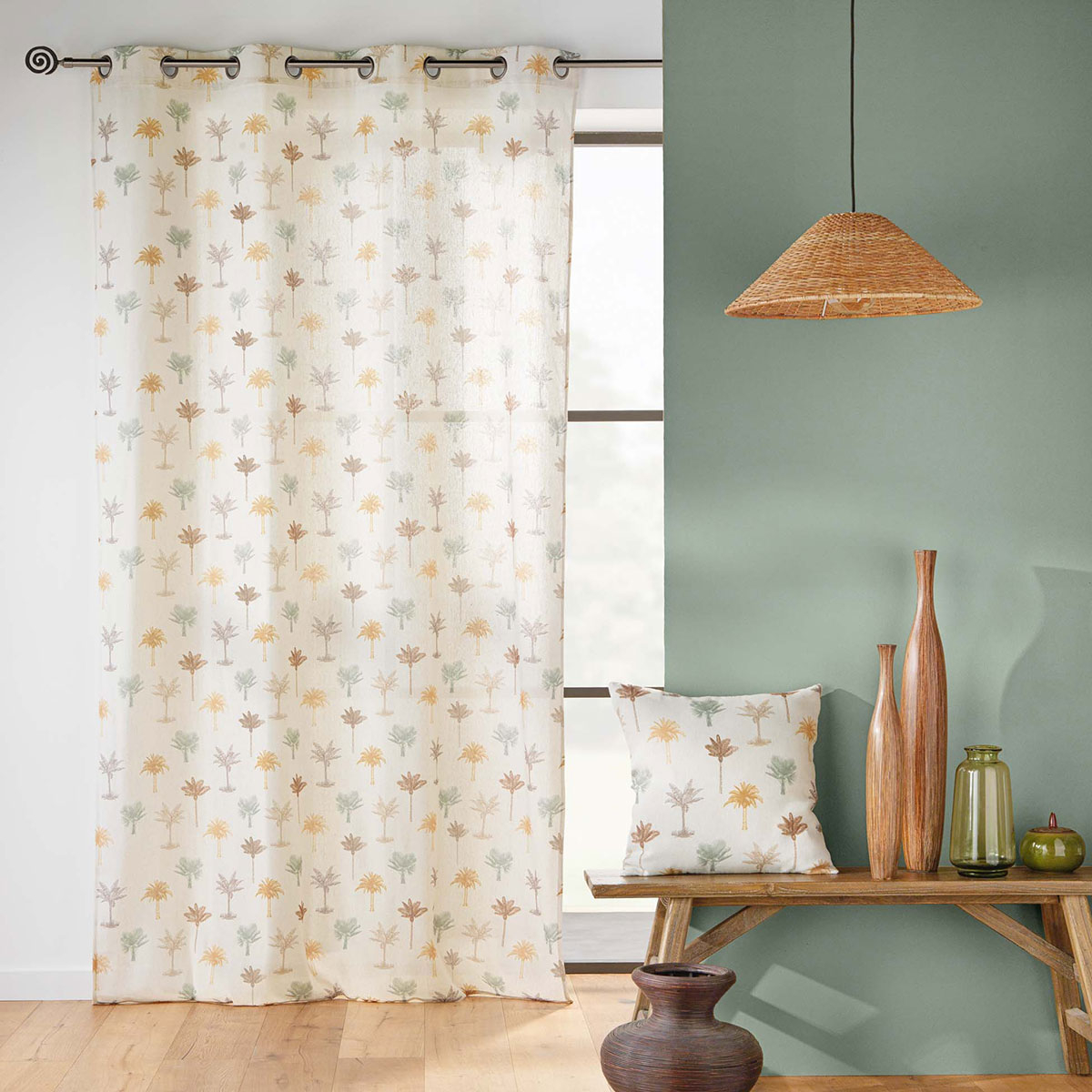 Διακοσμητικό Μαξιλάρι (45X45) L-C Palmelia 1612871 Home Λευκά Είδη Σαλονιού Μαξιλάρια Διακοσμητικά Spitishop