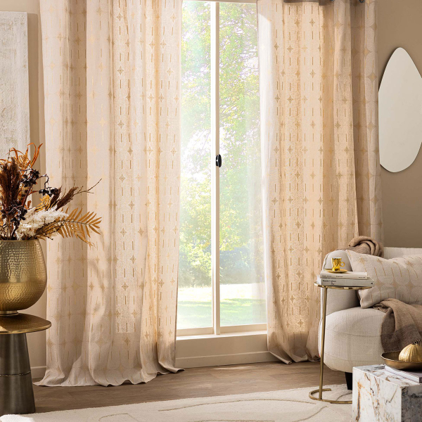 Κουρτίνα (140x240) Με Τρουκς L-C Ondine Blanc 1612872