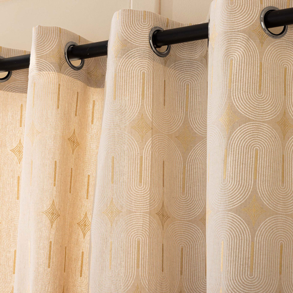 Κουρτίνα (140x240) Με Τρουκς L-C Ondine Blanc 1612872