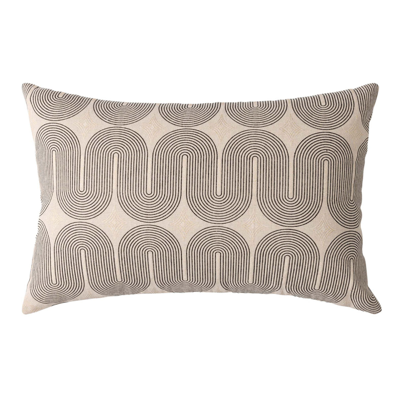 Διακοσμητικό Μαξιλάρι (40x60) L-C Ondine Noir 1612877