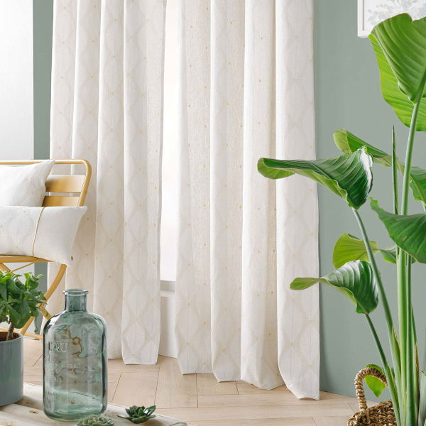 Κουρτίνα (140x240) Με Τρουκς L-C Maho Blanc 1612878